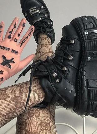 Массивная обувь панк рок new rock y2k dollskill demonia