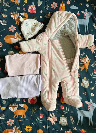 Набір дівочих людинок/чоловічків з демі комбінезоном new born