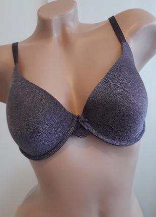 Люрексовый бюстгальтер, розмір 80с, skin tо skin