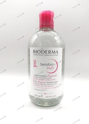 Bioderma sensibio h2o міцелярна вода 500 мл1 фото