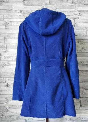 Пальто жіноче електрик синій демі4 фото