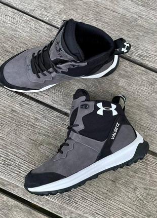 Мужские кожаные зимние ботинки under armour