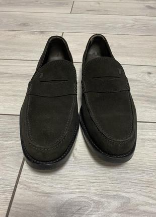 Замшевые туфли, мокасины tod's