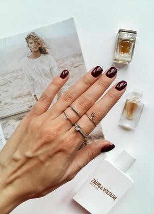 Набор из четырех колечек с камнями #розвантажуюсь