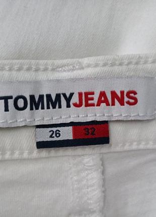 Женские белые джинсы скинни tommy hilfiger sylvia skinny оригинал8 фото