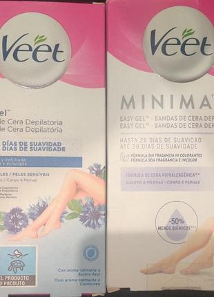 Смужки для депіляції veet1 фото