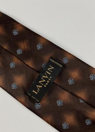 Lanvin paris краватка 100%шовк галстук2 фото