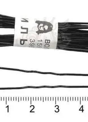 Набір 10 шт шпилька для волосся чорна довжина 5.5 см