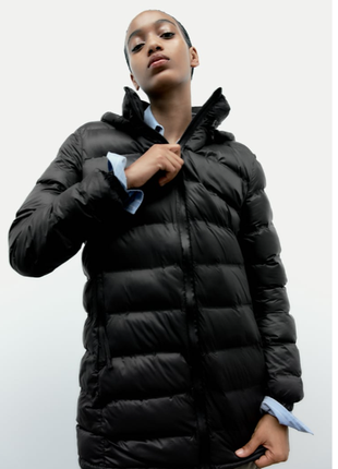 Ідеальна подовжена куртка пальто zara розмір хл оригінал3 фото