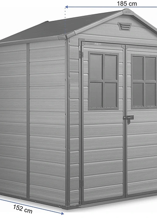 Садовый домик keter scala 6x5 10