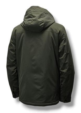 Чоловіча куртка демісезонна black vinyl tc23 22103 фото