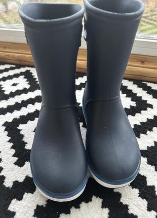 Crocs crocband rain boots чоботи 34/35