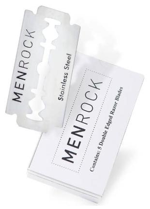 Набор для бритья men rock (станок для бритья, помазок, мыло, лезвия)