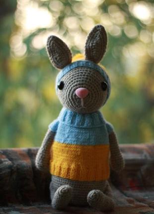 Заяц в свитере5 фото