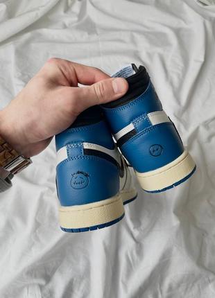 Кросівки nike air jordan 1 retro high og x travis scott x fragment8 фото