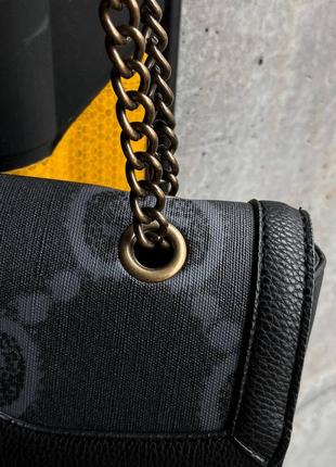 Женская сумка gucci marmount black/grey, сумка через плечо6 фото