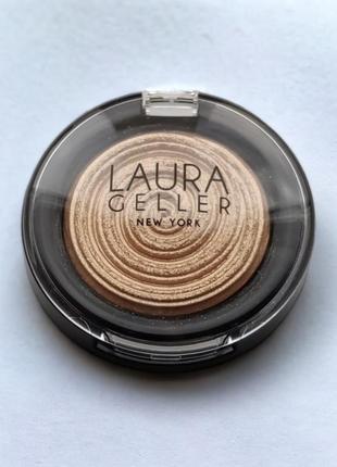 Laura geller baked gelato swirl illuminator gilded honey хайлайтер2 фото