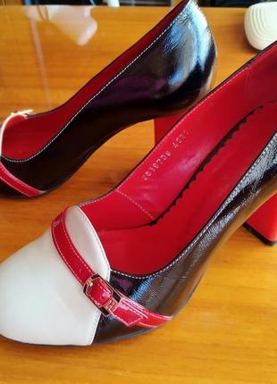 Туфли кожаные