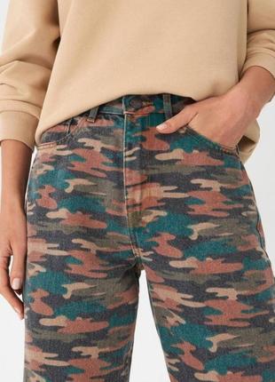 Новi жiночi  mom house denim military1 фото