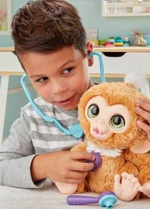Інтерактивна м'яка іграшка оригінал мавпа занді furreal friends від hasbro