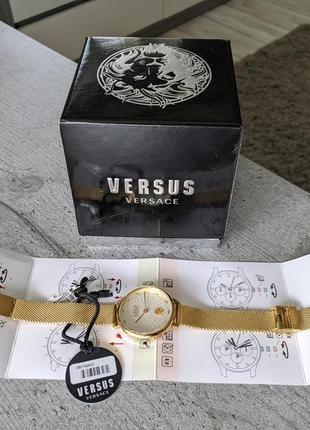 Versace оригінал. позолота. жіночий годинник женские часы7 фото
