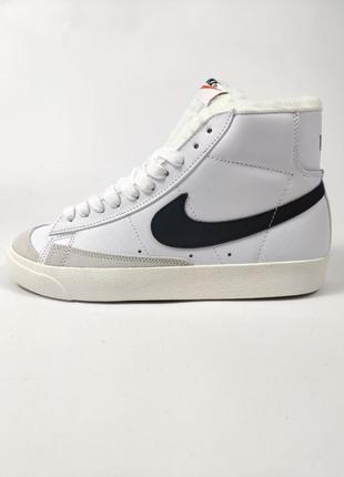 Nike blazer mid 77 vintage white winter fur