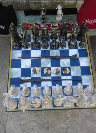 Коллекционные шахматы гарри поттера + подарок, vintage chess harry potter magic2 фото