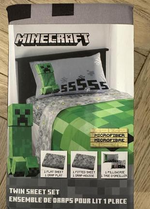 Постель детская minecraft