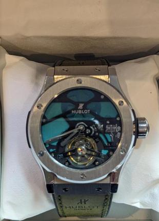 Мужские наручные часы hublot geneve collection vendome качество ааа+ швейцария4 фото