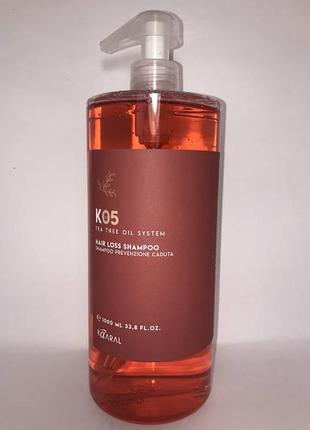 Шампунь против выпадения волос 1000 мл, kaaral k05 anti hair loss shampoo
