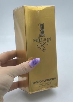 Туалетная вода для мужчин объем 100 мл. в стиле paco rabanne 1 million