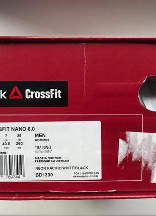 Кросівки для залу reebok nano 6 crossfit8 фото