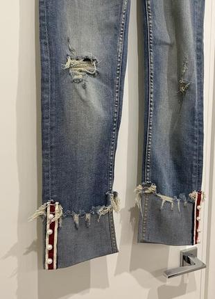 Стильні джинси zara з перлинами