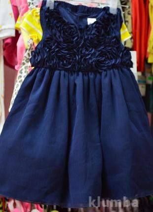 Детское платье синего цвета фимимы carters.5 фото