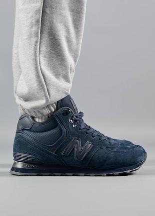 Шикарні зимові кросівки "new balance 574 fur winter