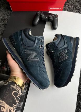 Шикарні зимові кросівки "new balance 574 fur winter8 фото