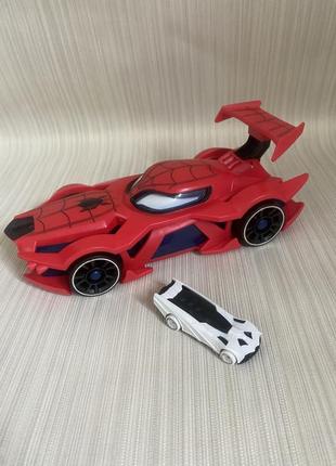 Машинка hot wheels marvel spider-man оригинал2 фото