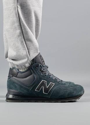 Шикарні зимові кросівки "new balance 574 fur winter