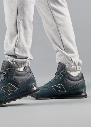 Шикарні зимові кросівки "new balance 574 fur winter4 фото