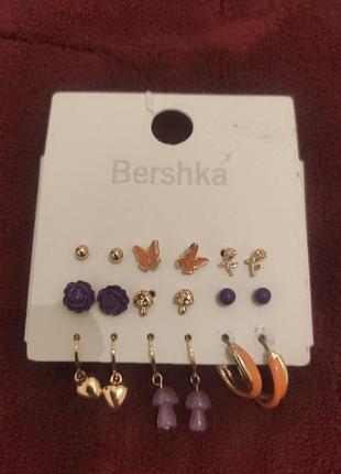 Набор сережок bershka