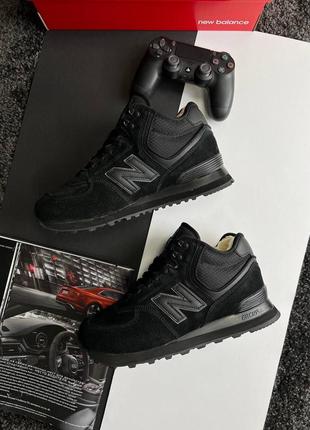 Шикарні зимові кросівки "new balance 574 fur winter8 фото