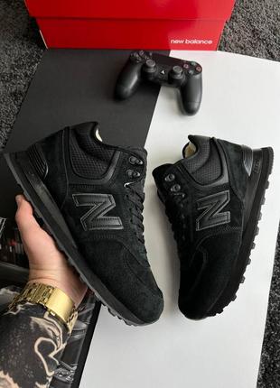 Шикарні зимові кросівки "new balance 574 fur winter9 фото