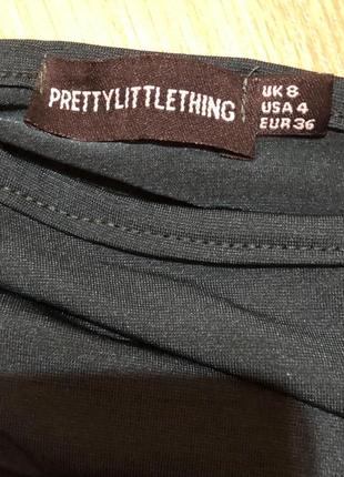 Платье prettylittlething (на одно плечо)3 фото