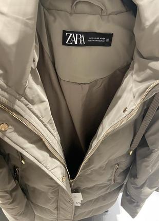 Зимовий пуховик жіночий zara| зимова куртка3 фото