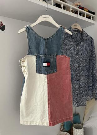 Крутой джинсовый комбинезон tommy hilfiger