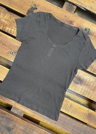 Женская хлопковая футболка tu (ту 3хлрр идеал оригинал коричневая)