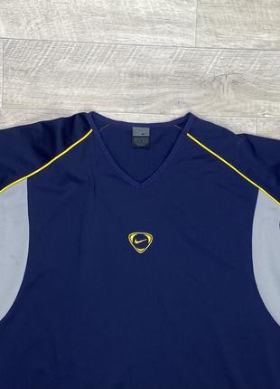 Nike dri-fit total 90 футболка xl размер винтажная спортивная синяя оригинал2 фото