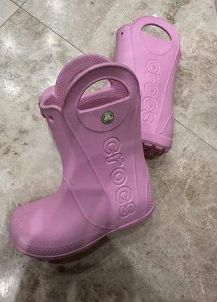 Сапоги crocs, р. с12