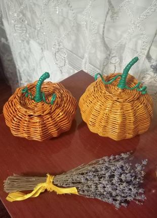 Осенний декор, тыква, хеллоуин, handmade3 фото
