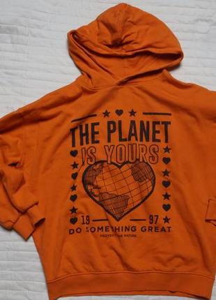 Світшот оранжевий